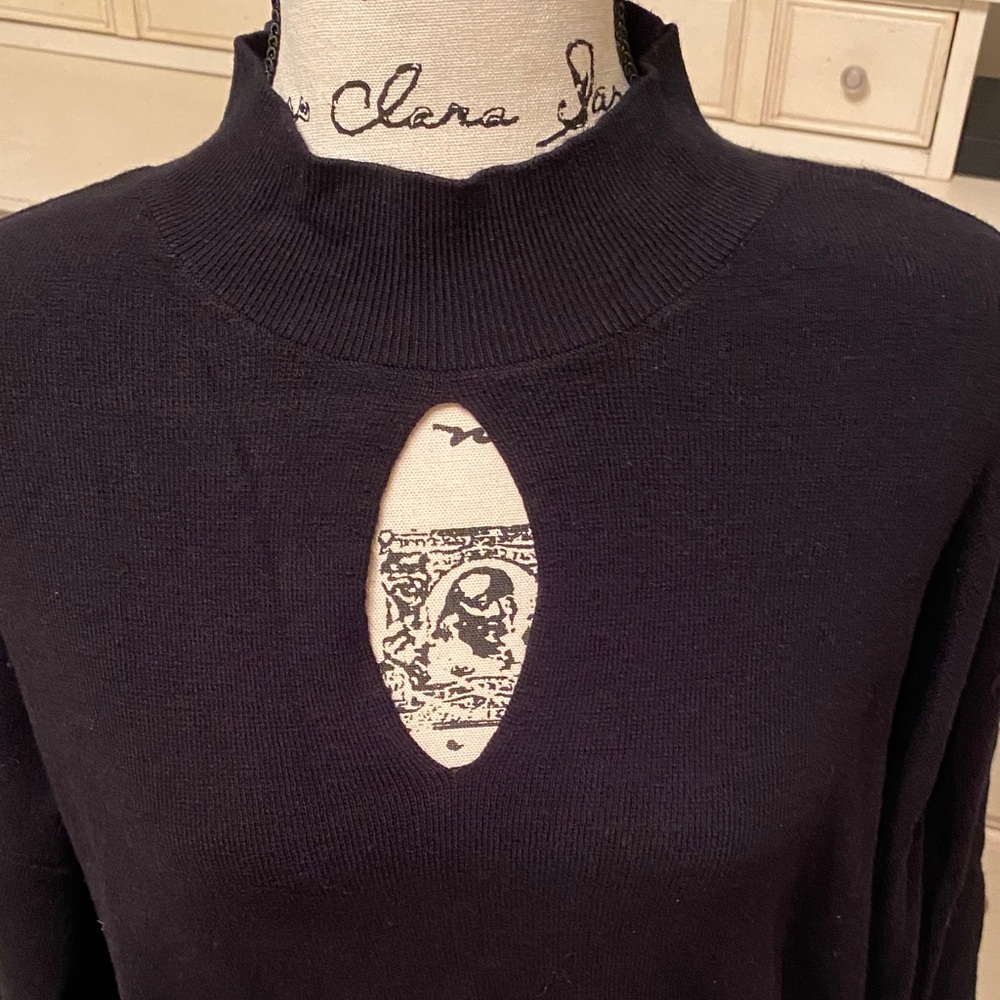 Vince Camuto Elegant Black Sweater - Picture 3 of 5